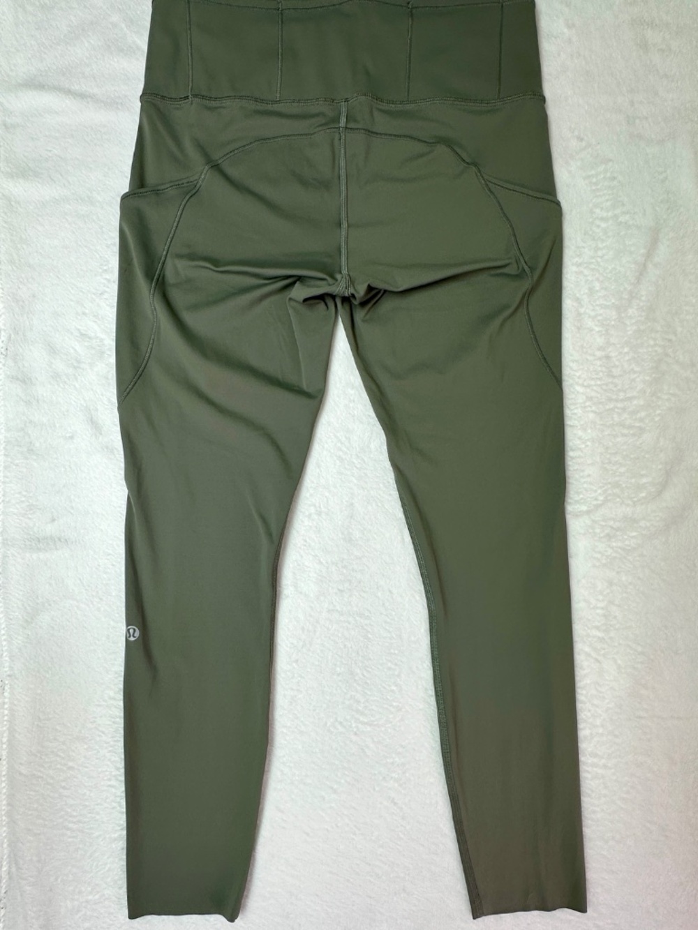 Lululemon Swift Speed High-Rise Crop 21" Grey Sage Green - Size 8 - Picture 3 of 5